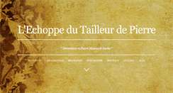 Desktop Screenshot of le-tailleur-de-pierre.fr